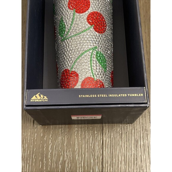 Hydrapeak Classics Bling Cherries 25oz Limited Edition Tumbler Rhinestone Cherry - Picture 4 of 7